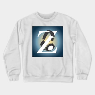 Zebulon Podcasts Logo Square Design Crewneck Sweatshirt